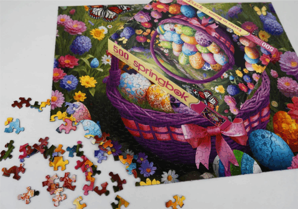 Easter in Bloom 500 Piece Jigsaw Puzzle for Adults and Families - Made in USA - Image 6