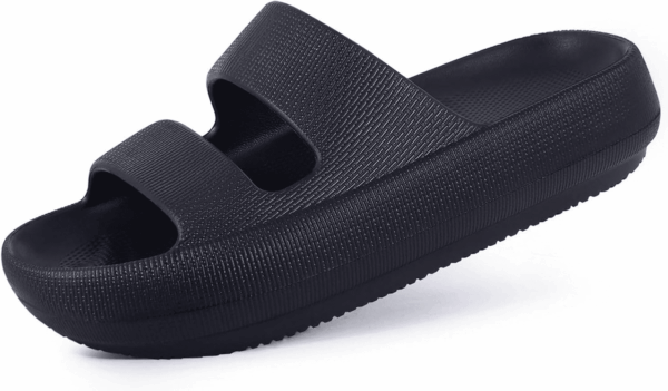 Orthopedic Slide Sandals for Women with Arch Support Pillow Soft Recovery Slip on Sandals Lightweight Summer Cloud Slippers for Plantar Fasciitis