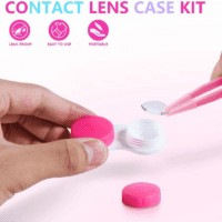 12 Pack Colorful Contact Lens Case Box Holder Container Soak Storage Kit - Image 4
