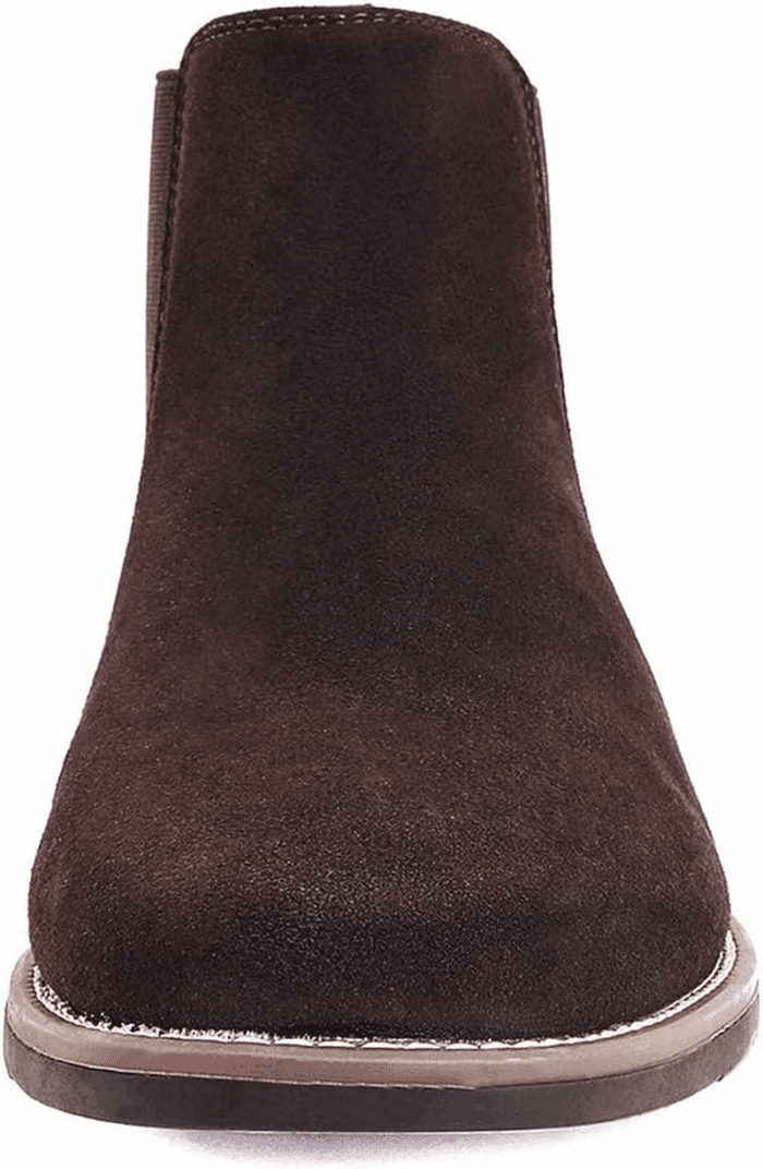 Men'S Suede Leather Chelsea Ankle Boots - Image 5
