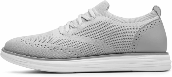 Men'S Knitflex Smartcraft Mesh Oxfords Sneakers Casual Dress Lace-Up Lightweight Walking Shoes - Image 2