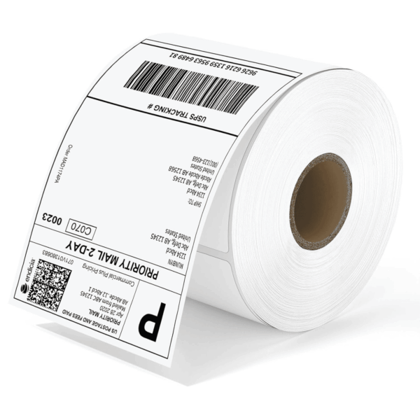 Thermal Direct Shipping Labels, 4X6 Labels for Thermal Printer, 500 Sheets/1 Rolls, Commercial Grade