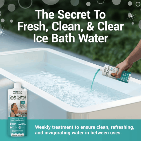 3In1 Weekly Cold Plunge Water Treatment - Cleaner, Clarifier, and Softener for Cold Plunge and Ice Bath - Water Stabilizer for Fresh, Crystal Clear Water - Made in USA (32Oz) - Image 3
