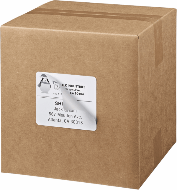 Printable Shipping Labels with Sure Feed, 3-1/3" X 4", White, 600 Blank Mailing Labels for Laser Printers (5164) - Image 4