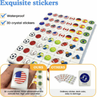 Seaside Escape Game Blocks， Mahjong Tile Game Sets with 65 Tiles 30Mm Flag and Ball Pattern with Handbag for Spring Picnic Party Gift. - Image 3