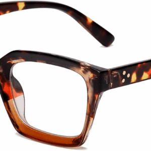 Classic Thick Square Frame Clear Lens Glasses for Women Men Non Prescription Eyeglasses