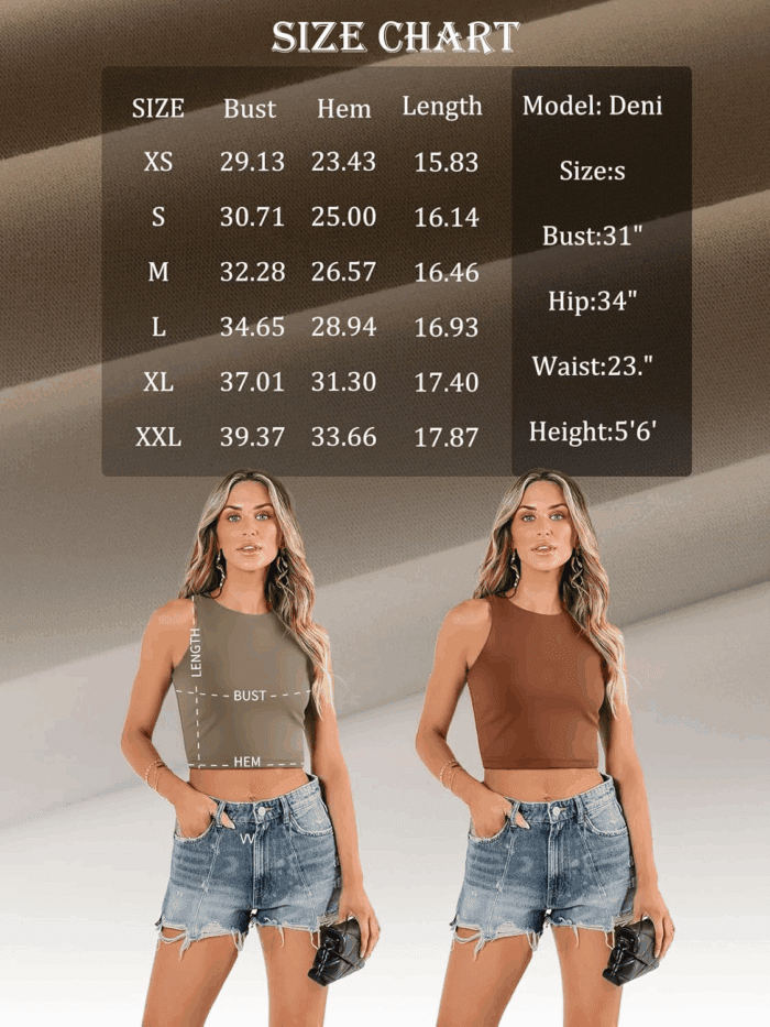 Womens Sexy Sleeveless Double Lined Crop Tops Workout Cute Tight Racerback Tank Tops Summer Clothes Teen Girls 2025 - Image 6