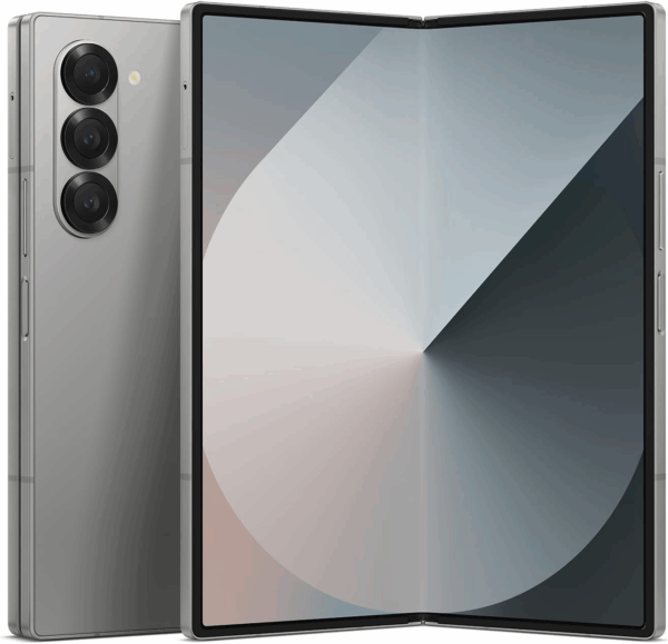 Galaxy Z Fold 6 AI Cell Phone, 512GB Unlocked Android Smartphone, Circle to Search, Handsfree Live Interpreter, AI Photo Edits, Large Screen, 2024,US 1 Yr Manufacturer Warranty, Silver Shadow
