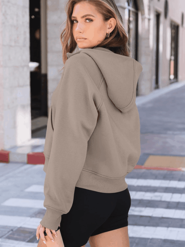 Womens Hoodies Fleece Fall Fashion Outfits Workout Sweatshirts Winter Jackets Oversized Pullover Tops Clothes 2025 - Image 5