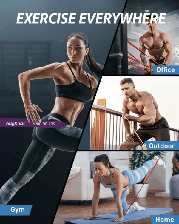 Resistance Bands, Pull up Exercise Bands, Workout Bands for Fitness Training, Body Stretching, Physical Therapy, Muscle Training - Image 5