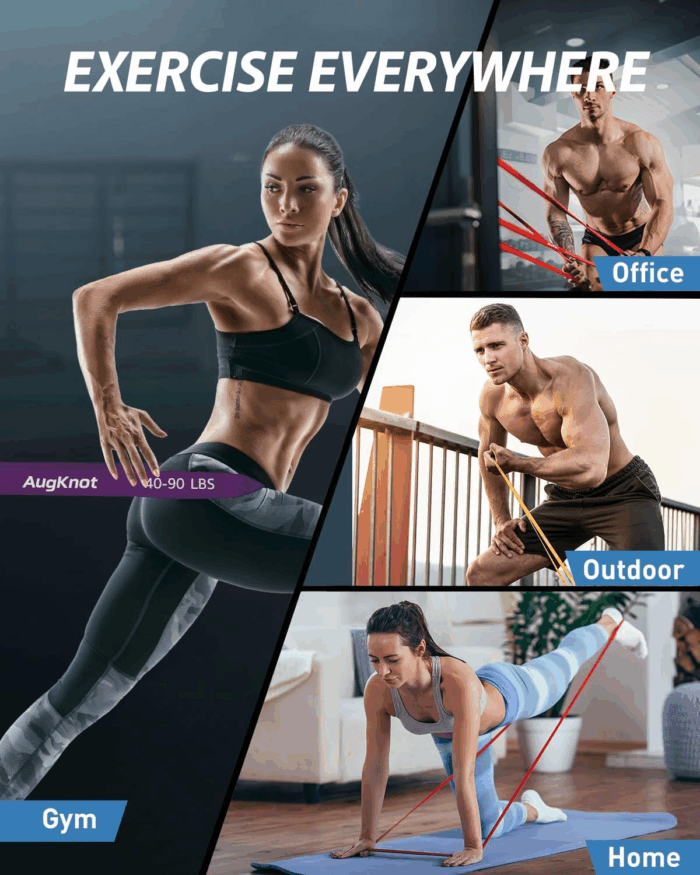 Resistance Bands, Pull up Exercise Bands, Workout Bands for Fitness Training, Body Stretching, Physical Therapy, Muscle Training - Image 5
