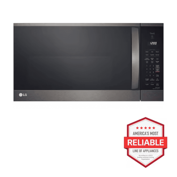 1.8-Cu Ft 29.88-In Over-The-Range Microwave with Sensor Cooking ( Printproof Black Stainless Steel ) - Image 6