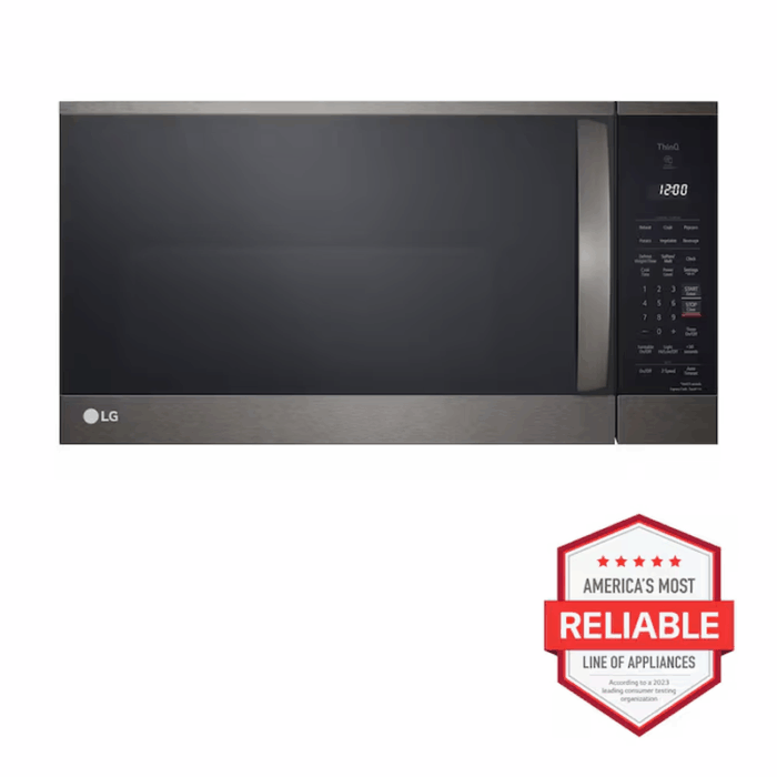 1.8-Cu Ft 29.88-In Over-The-Range Microwave with Sensor Cooking ( Printproof Black Stainless Steel ) - Image 6