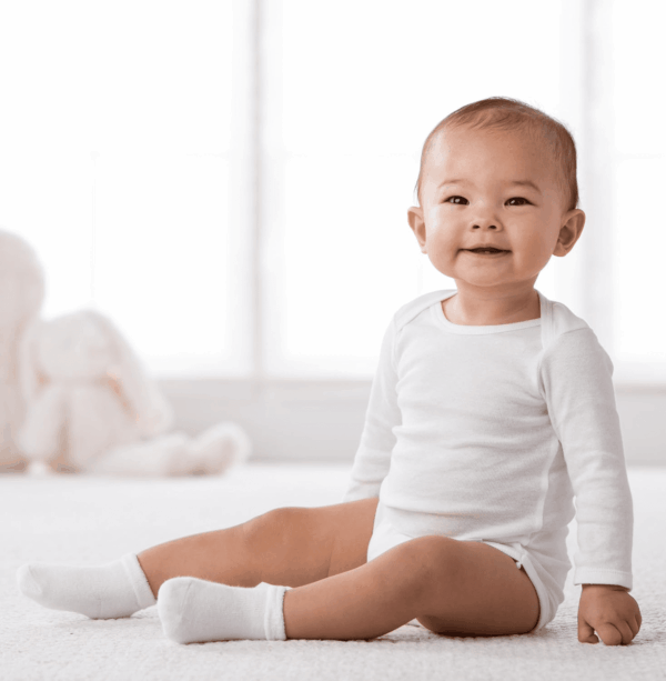 Unisex-Baby Multi-Pack Long-Sleeve Onesies Bodysuit Mitten Cuff Sizes - Image 3
