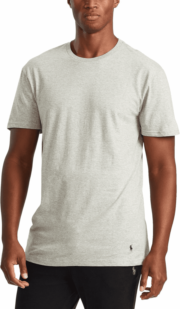 Men'S Classic Fit Cotton Crew Undershirts, 3 Pack - Image 4