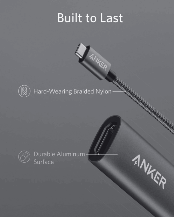 USB C to HDMI Adapter (4K@60Hz), 310 USB-C Adapter (4K HDMI), for Macbook Pro, Macbook Air, Pixelbook, XPS, and More (Compatible with Thunderbolt 3 Ports) - Image 6