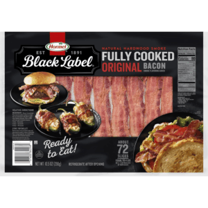Fully Cooked Bacon - Thick Bacon Snacks for Breakfast, 10.5 Ounce (Pack of 1)