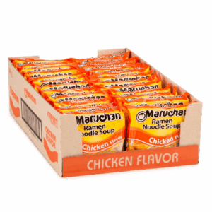Ramen Chicken, Instant Ramen Noodles, Ready to Eat Meals, 3 Oz, 24 Count