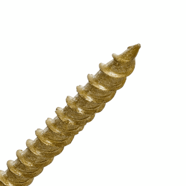 48596 Wood Screws, #8 X 1-3/4", Premium Outdoor Deck Screws, Rust Resistant, Epoxy Coated Bronze, 1Lb Box, 175 Pcs - Image 9