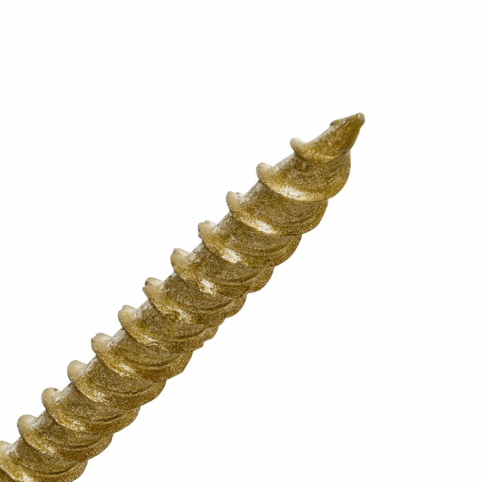 48596 Wood Screws, #8 X 1-3/4", Premium Outdoor Deck Screws, Rust Resistant, Epoxy Coated Bronze, 1Lb Box, 175 Pcs - Image 9