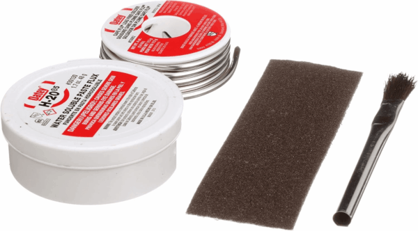Oatay Plumbing Solder Kit, 1/4 Lb Solder and 1.7 Oz Flux - Image 2