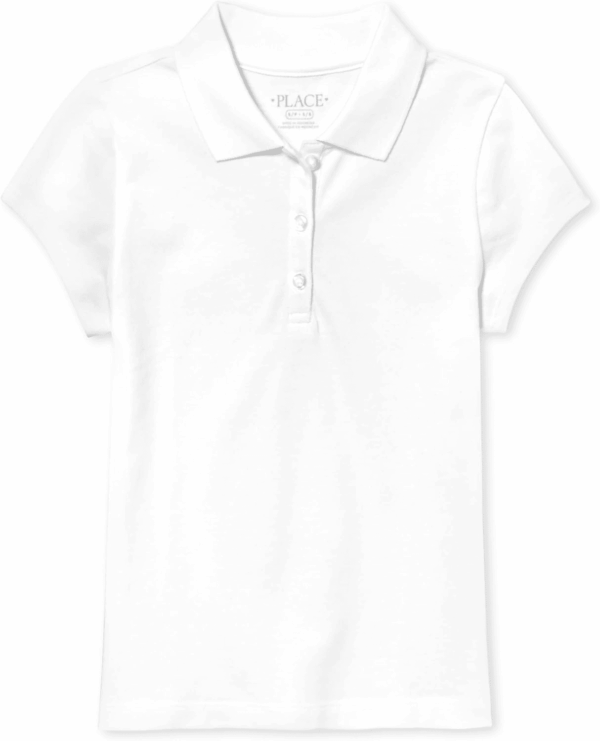 Girls' Uniform Pique Polo