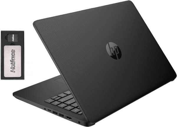Stream 14" HD Brightview Laptop, Intel Celeron N4120, 16GB RAM, 288GB Storage (128GB Emmc + 160GB Docking Station Set), Intel UHD Graphics, 720P Webcam, Wi-Fi, 1 Year Office 365, Win 11 S, Black