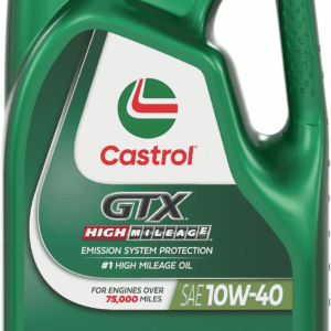 GTX High Mileage 10W-40 Synthetic Blend Motor Oil, 5 Quarts