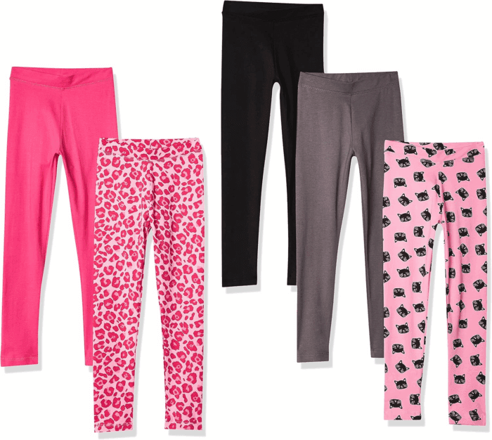 Girls and Toddlers' Leggings, Multipacks