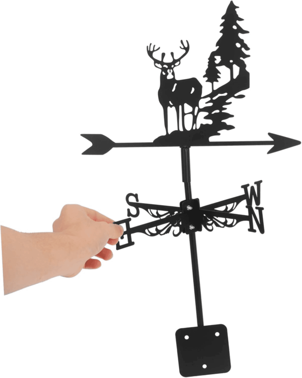 Weather Vane Decorative Roof Weather Vane for Outdoor Decor for Barns Gardens Patios and Rooftops Unique Wind Direction Indicator for Home - Image 3