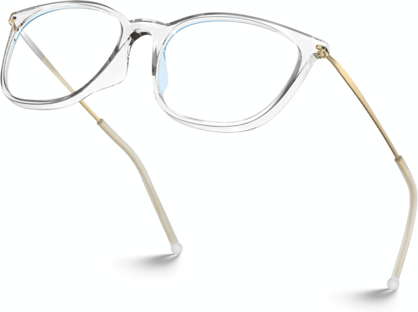 anti Slip TR90 Blue Light Blocking Glasses Size M Eyewear Frame with anti Glare Eye Protection for Women Gael - Image 6