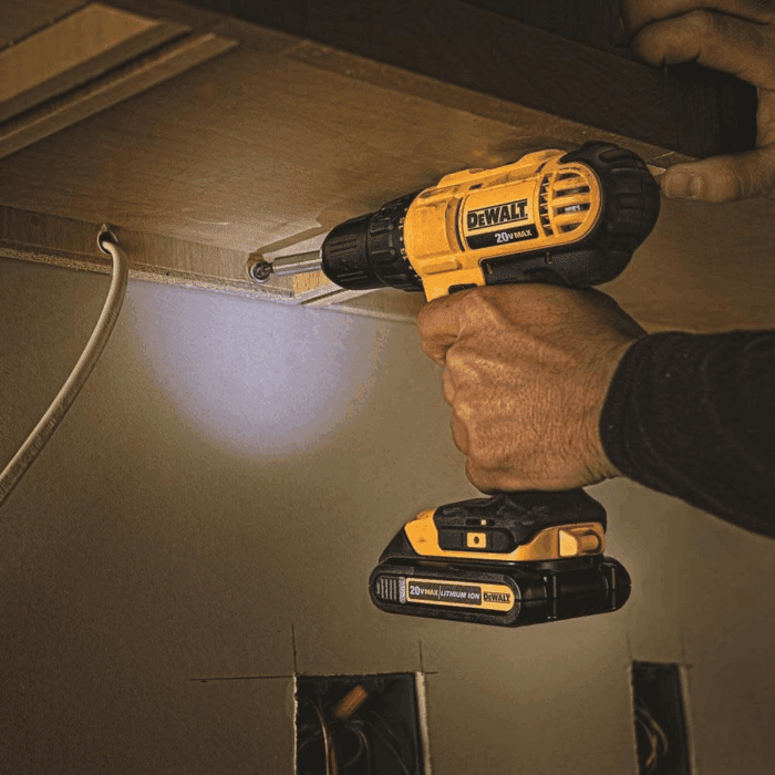 20V MAX Cordless Drill and Impact Driver, Power Tool Combo Kit with 2 Batteries and Charger (DCK240C2) - Image 4