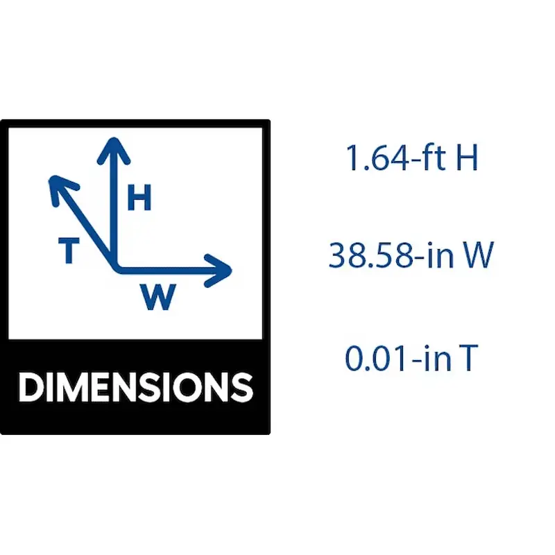 40-In X 20-In Embossed Dark Grey PVC Wall Panel Abstract - Image 2