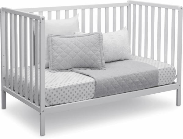 Heartland 4-In-1 Convertible Crib - Greenguard Gold Certified, Bianca White - Image 7
