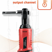 Cordless Electric Ratchet Wrench Set, 3/8" 12V Power Ratchet Tool Kit with 2 Packs 2000Mah Lithium-Ion Battery and Charger - Image 3