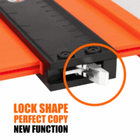 Contour Gauge Duplication-Adjustable Lock-Precisely Copy Irregular Shape-Irregular Woodworking Tracing-Must Have Tool for DIY Handyman Men Husband Dad 10 Inch+5 Inch - Image 2