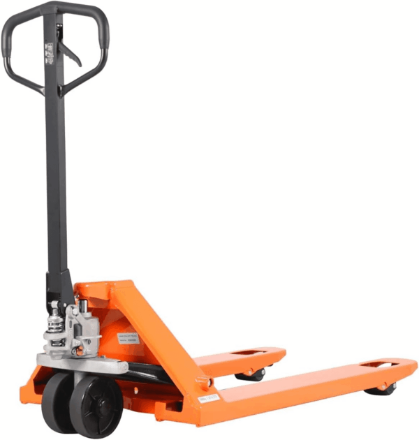 Tory Carrier Manual Pallet Jack 5500 Lb. Capacity, Pallet Truck 48 × 27 Fork Size Standard Duty Hand Trucks