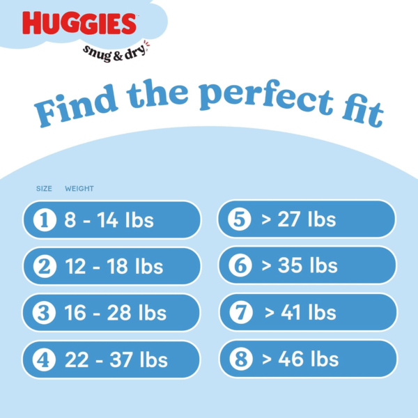 Size 1 Diapers, Snug & Dry Newborn Diapers, Size 1 (8-14 Lbs), 44 Count, Packaging May Vary - Image 6