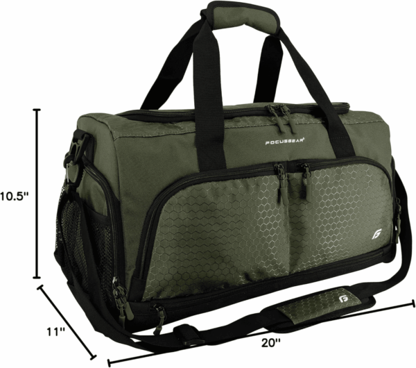 Ultimate Gym Bag 2.0: the Durable Crowdsource Designed Duffel Bag with 10 Optimal Compartments Including Water Resistant Pouch - Image 9