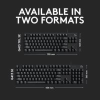 413 SE Full-Size Mechanical Gaming Keyboard - Backlit Keyboard with Tactile Mechanical Switches, Anti-Ghosting, Compatible with Windows, Macos - Black Aluminum - Image 7