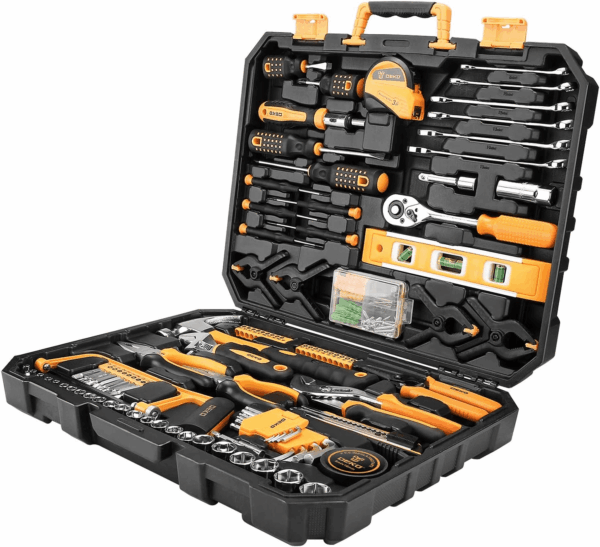228 Piece Socket Wrench Auto Repair Tool Combination Package Mixed Tool Set Hand Tool Kit with Plastic Toolbox Storage Case - Image 2