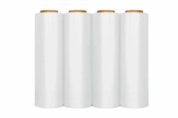 4 Rolls Heavy Duty 18" X 1500 Ft 80 Gauge Premium Clear Pallet Wrap Stretch Wrap Shrink Film - Best Quality 40 Lb per Case Industrial Grade