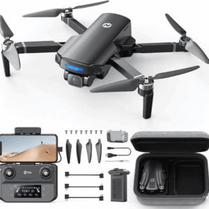 GPS Drone with 4K UHD Camera for Adults Beginner; HS360S 249G Foldable FPV RC Quadcopter with 10000 Feet Control Range, Brushless Motor, Follow Me, Smart Return Home, 5G Transmission
