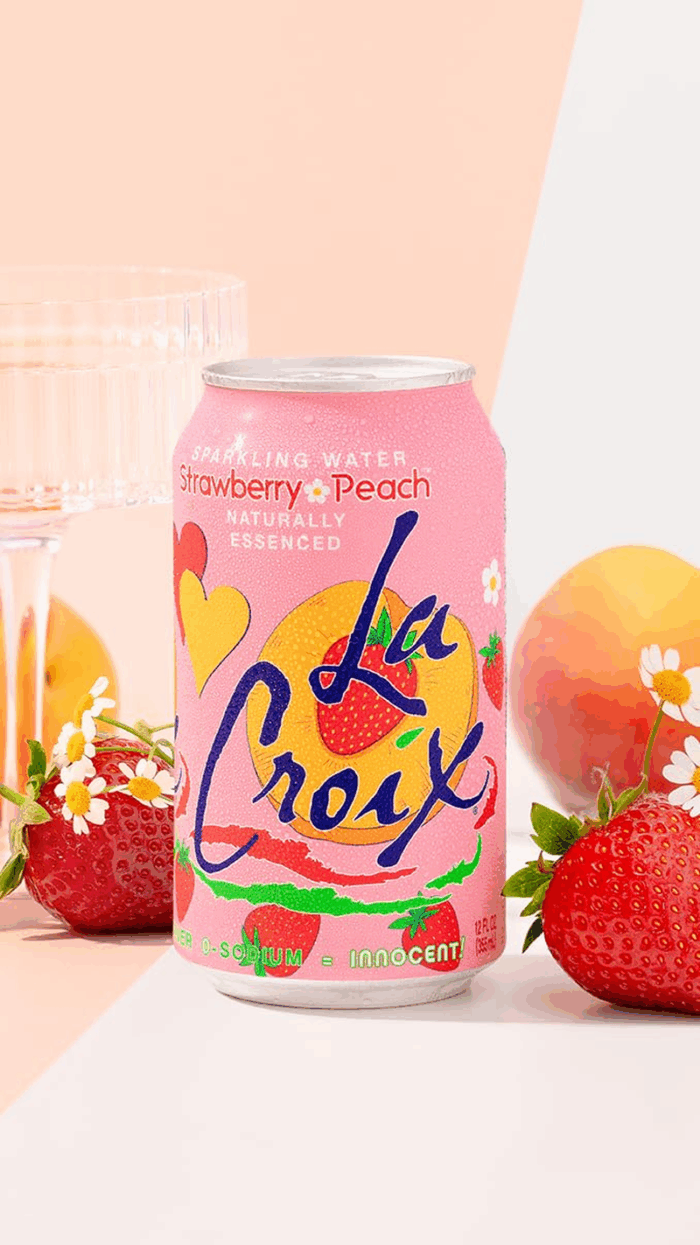 Lacroix Sparkling Water, Strawberry Peach, 12 Fl Oz (Pack of 8) - Image 6