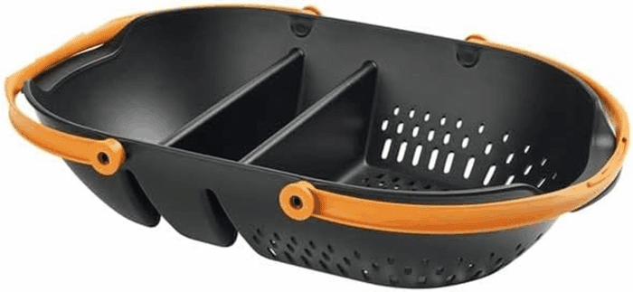 Garden Harvest Basket - Container for Gardening and Harvesting with Tool Caddy - Harvesting Basket Doubles as a Collander for Vegetables and Fruits - Garden Accessories - Image 4