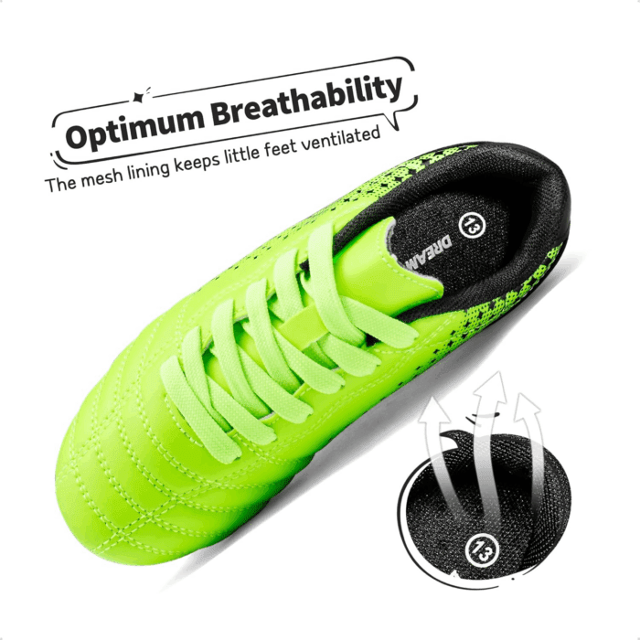 Boys Girls Outdoor Sport Football Shoes Soccer Cleats for Little/Big Kid - Image 3