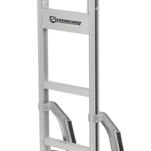 Continuous Handle Aluminum Hand Truck/Stair Skid Moving Dolly - 660-Lb. Capacity, 18In. Wide Toe Plate, 10In. Polyurethane Wheels, 54In. High