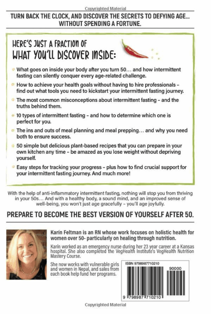 Fit, Fierce, and Fabulous over 50!: the Secret to Lifelong Health, Energy, and Weight Management through Anti-Inflammatory Intermittent Fasting for Women. - Image 2