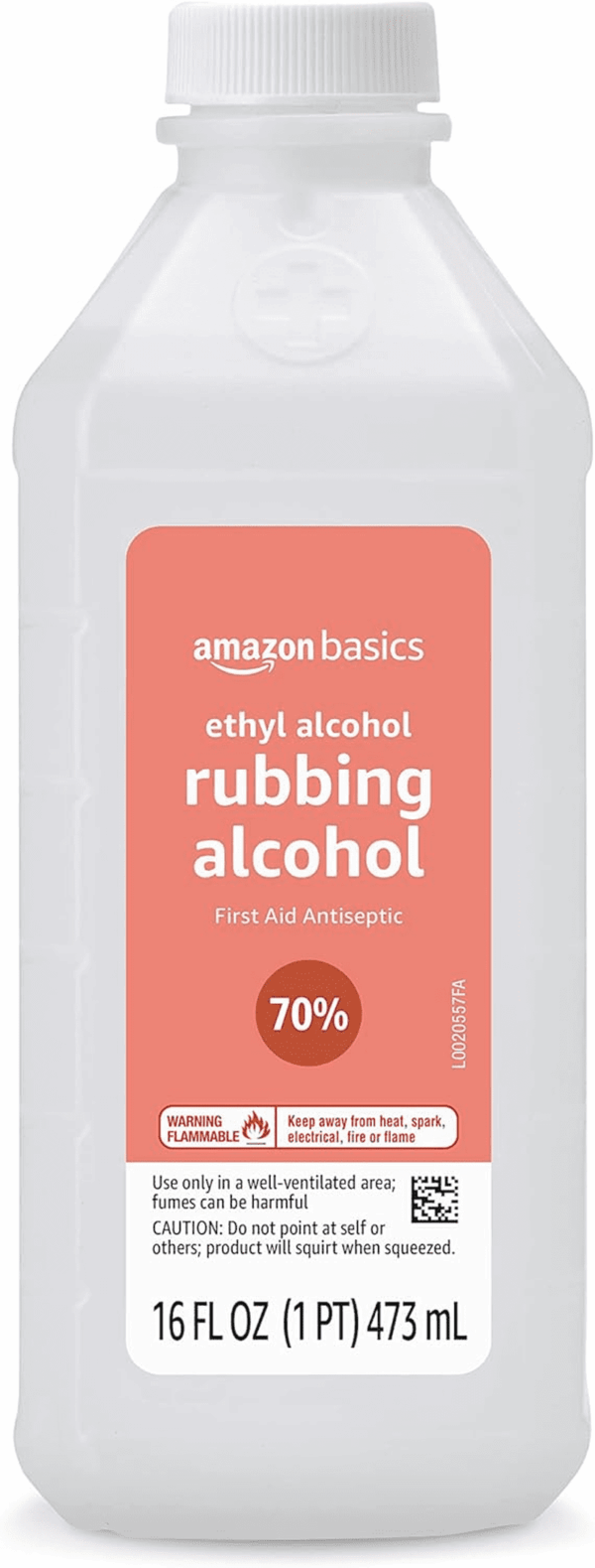 70% Ethyl Rubbing Alcohol First Aid Antiseptic, Unscented, 16 Fl Oz (Pack of 12) (Previously Solimo) - Image 3