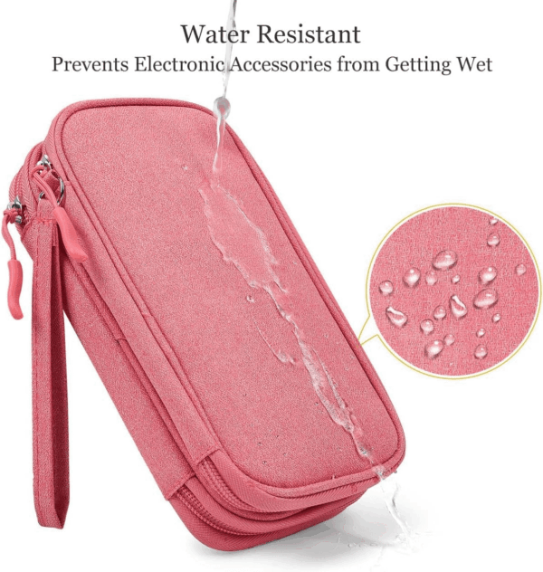Electronic Organizer Travel USB Cable Accessories Bag/Case,Waterproof for Power Bank,Charging Cords,Chargers,Mouse,Earphones Flash Driver - Image 6